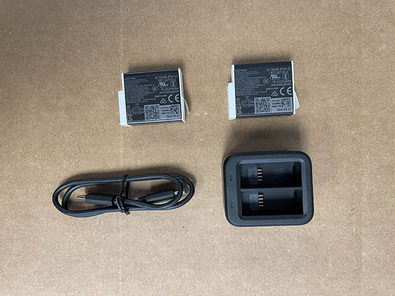 Battery Charger Gopro Hero Black Charging Cable Re-Fuel Dual