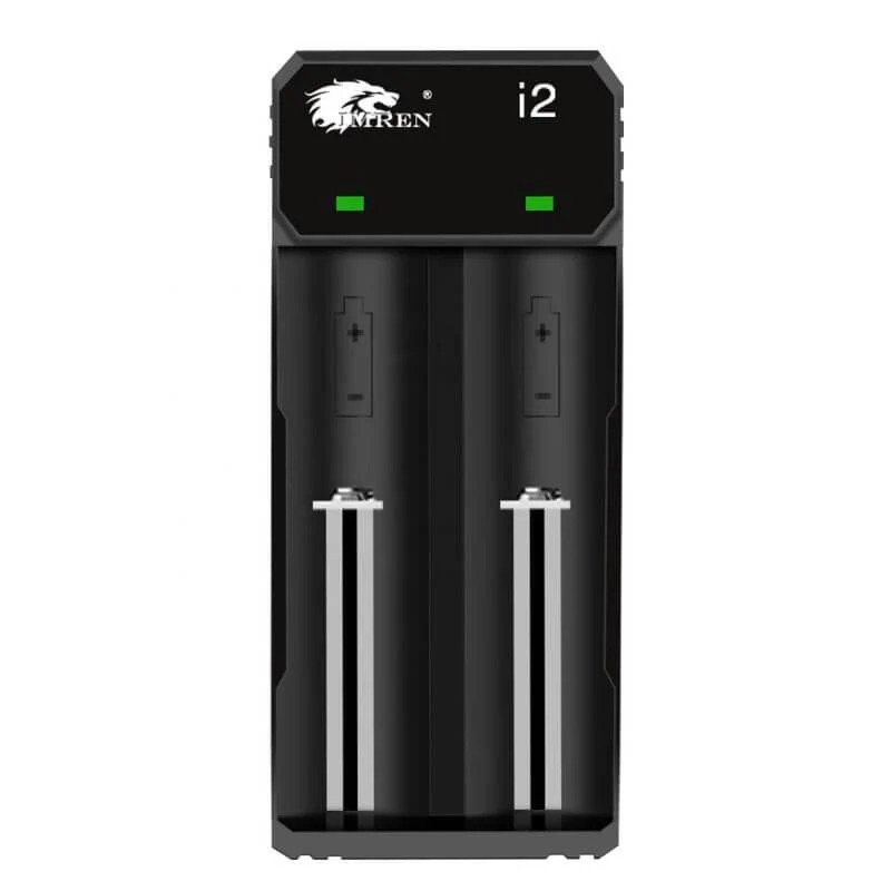 Imren 18350/18650 Rechargeable Battery Charger with 2 Bays Imren 18350/18650 Rechargeable Battery Charger with 2 Bays