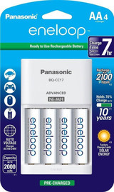 Panasonic Eneloop AA Charger with 4 x AA Batteries