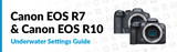 Canon EOS R10 and R7 Underwater Settings