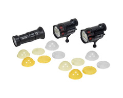  Backscatter Dual HF-1 Underwater Strobe Ultimate Bundle with Flat Diffusers 