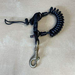Cetacea USED Cetacea Bronze Snap Quick-Release 36 Inch Coil Lanyard 