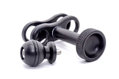 Aquatica Low profile clamp & short ball with 1/4-20 screw