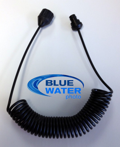 Bluewater Fiber Optic Cable Sea & Sea Strobe to Nauticam dSLR Housing