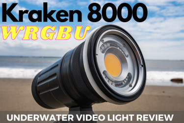 Kraken Hydra 8000 WRGBU Underwater Video Light Review