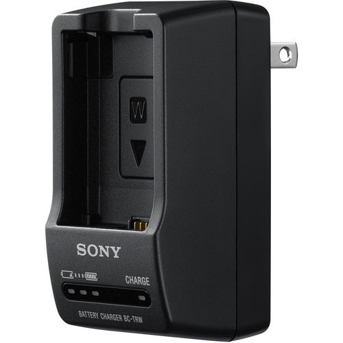  Sony BC-TRW W Series Battery Charger (Black) 