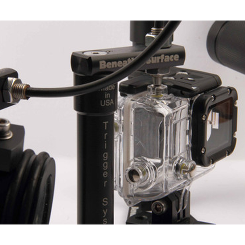 Beneath the Surface Beneath The Surface Gopro Angled Double Tray With Trigger System And Ball Mounts 