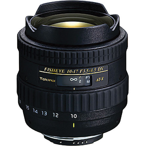 USED: Tokina 10-17mm DX AF Fisheye Lens for Nikon DSLR