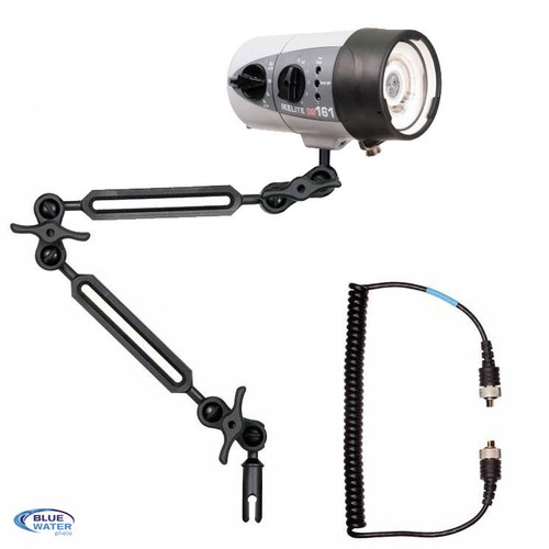 No Brand Ikelite DS-161 Strobe Lithium Ion Kit with Sync Cord and Ball Arm Package