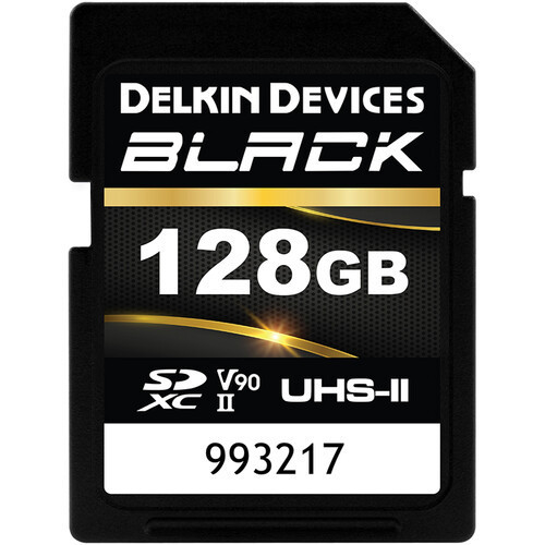  Delkin Devices Black UHS-II SDXC Memory Card 