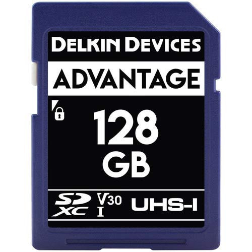  Delkin Advantage SD 633X UHS-I (V30) Memory Card 