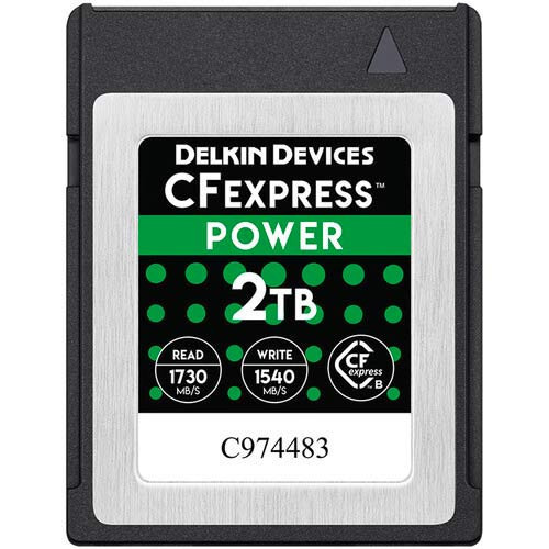 Delkin 128GB POWER CFexpress Type B G4 メモリーカード-