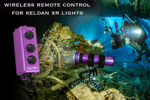  Keldan RC1 Underwater Light Remote for 8XR, 18XR, & 24XR, Video Lights 