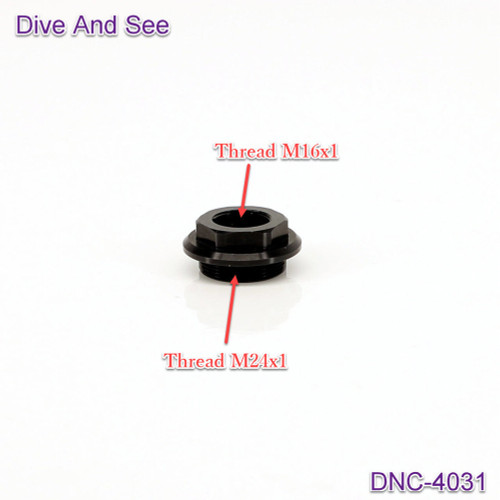  Dive and See Thread Reducer M24 to M16 for Nauticam 