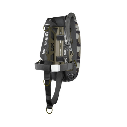 Mares XR-Rec Silver Single Backmount Set