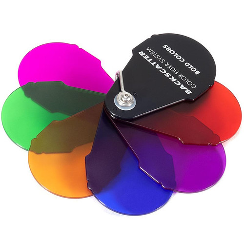  Backscatter Color Filter System Full Bundle for Mini Flash, Macro Wide 4300 Light & OS-1 Optical Snoot 