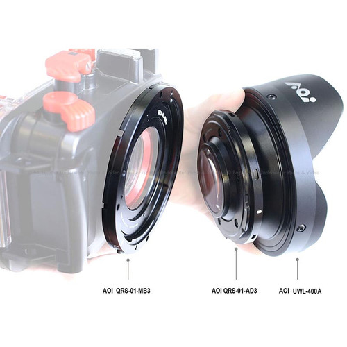 Backscatter AOI Quick Release System 01 Mount Base for M52 Threaded Flat Ports 