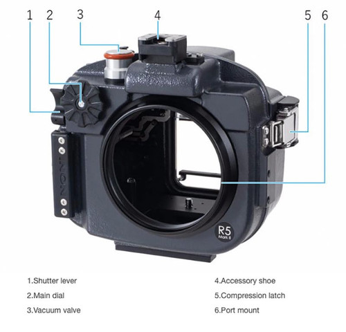  Inon X-2 Canon R5 Mk II Underwater Housing 