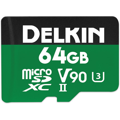 Delkin Devices POWER UHS-II microSDXC Memory Card 