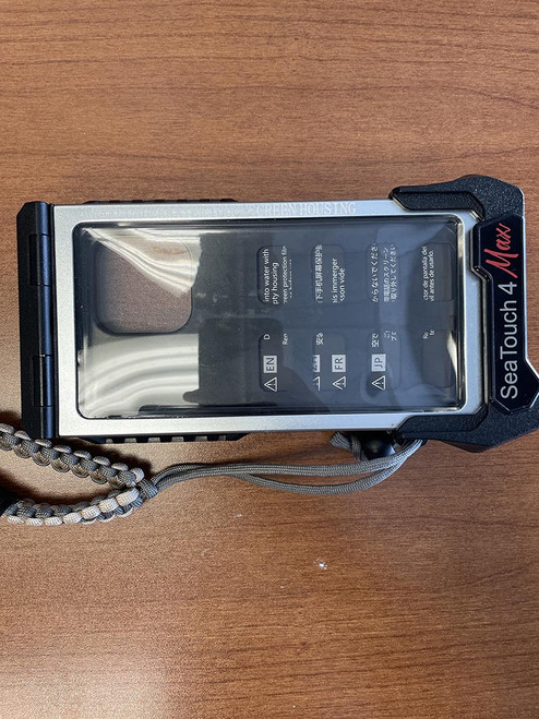 Divevolk USED: Dive Volk SeaTouch 4 Max Underwater Smartphone Housing - Dynamic Black 