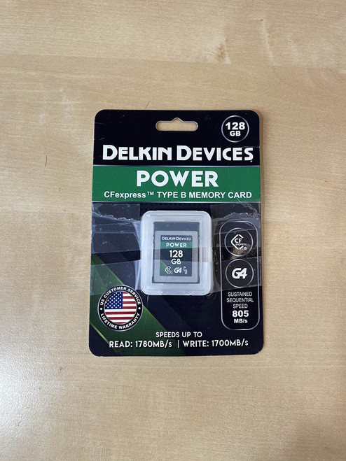 Delkin USED: Delkin Devices POWER G4 CFexpress 128GB Type B Memory Card 