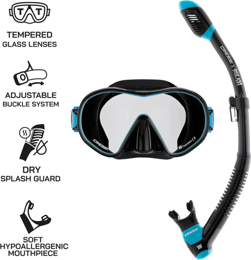 Tusa Cressi x Steve Aoki - Hiroquest Limited Edition Adult Mask & Snorkel Kit 