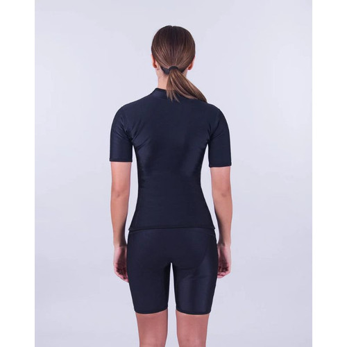  Sharkskin Chillproof Short Sleeve Full Zip Top - Womans 