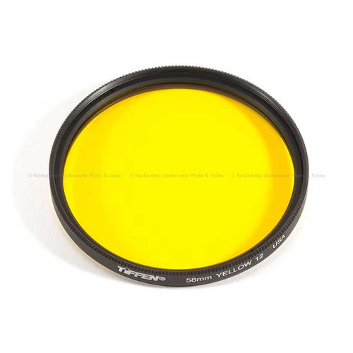  Backscatter Fluorescence Yellow Barrier Filter for 52mm Threads 