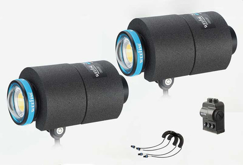  Weefine Solar Flare 13000 Pro Underwater Video Light Kit 