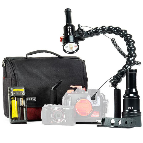  Backscatter Mini Flash 3 Underwater Single Strobe & Snoot Package 