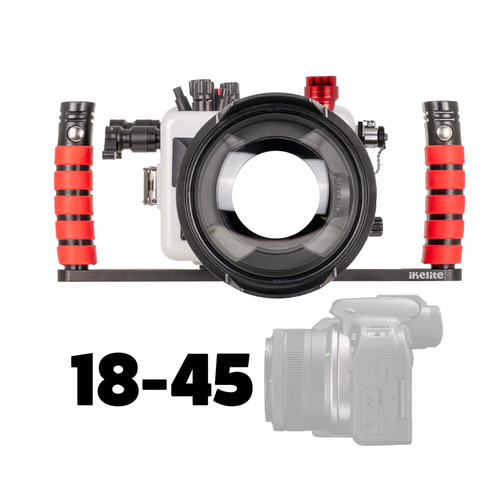  Ikelite 200DLM/D Underwater Housing Kits for Canon R10 [Fiber Optic Update] 