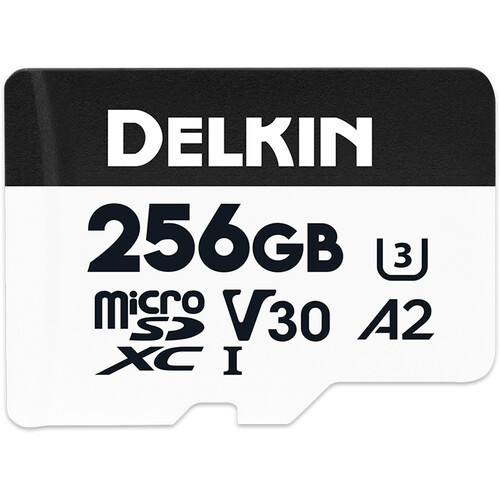  Delkin Devices Hyperspeed microSDXC Memory Card with SD Adapter 