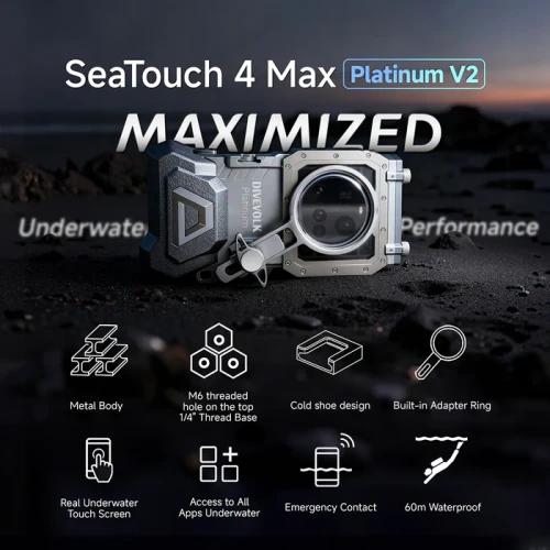 DiveVolk SeaTouch 4 Max Platinum V2