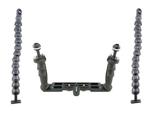 Kraken Sports Dual Handle Pistol Grip Tray with Flex Arms