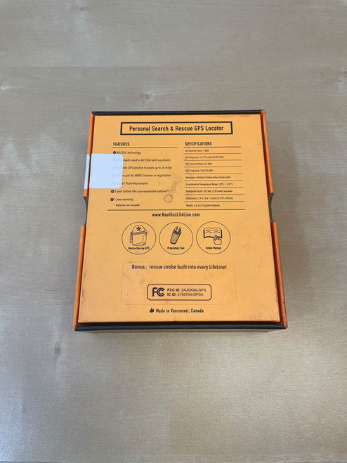 Nautilus Lifeline nexGen Marine Rescue GPS (Open Box)