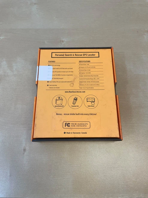  Nautilus Lifeline nexGen Marine Rescue GPS (Open Box) 