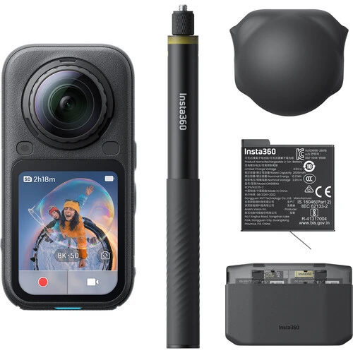  Insta360 X6 360° 8K Camera Essentials Bundle 