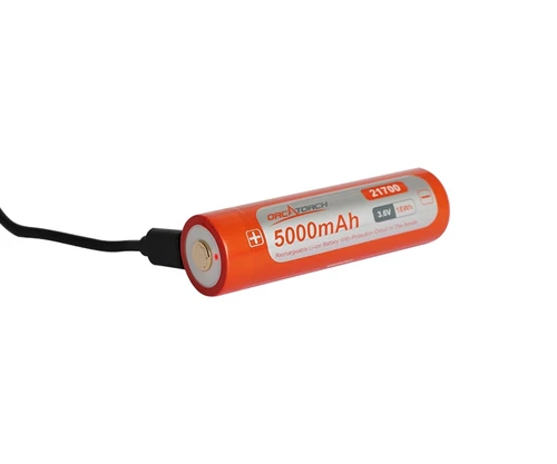 OrcaTorch Orcatorch 5000mAh 21700 USB Li-Ion Battery 