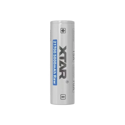 Xtar XTAR 21700 5000mAh 15A RAW Rechargeable Li-ion Battery Cell 