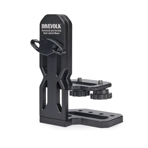  Divevolk Horizontal and Vertical Quick-Switch Mount 