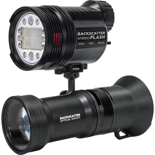 Backscatter Hybrid Flash & Optical Snoot Combo Package