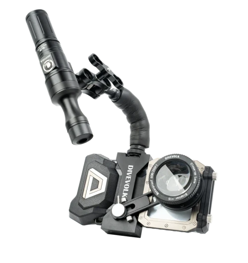  Divevolk Flexable arm with Cold Shoe and Ball Head 