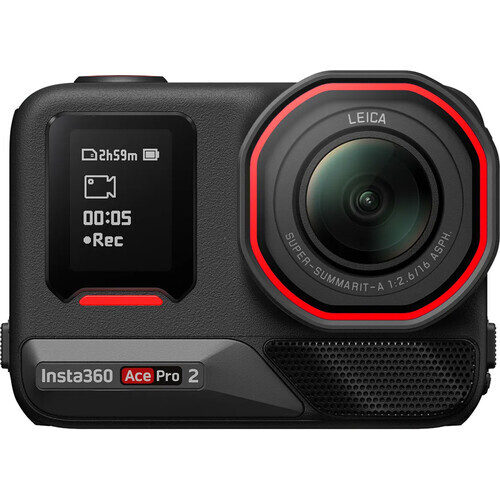 Wide angle underwater scene captured with Insta360 Ace Pro 2 action camera