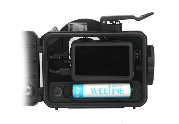 Weefine WFH-DP2 housing backup 18650 battery power system