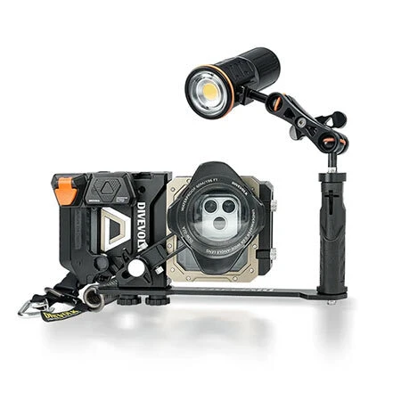 Advanced macro kit using DiveVolk SeaTouch 6 Pro underwater smartphone housing