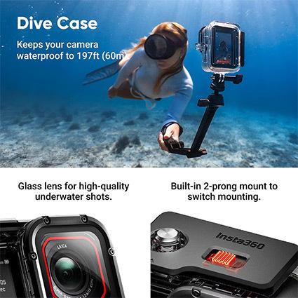 Rugged dive housing with deep depth rating