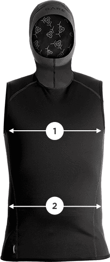 bare exowear vest measureyourself 