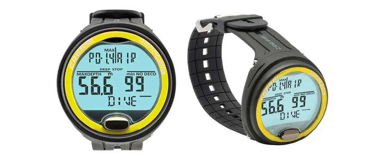 Cressi Donatello Dive Computer with large high-contrast scuba diving display