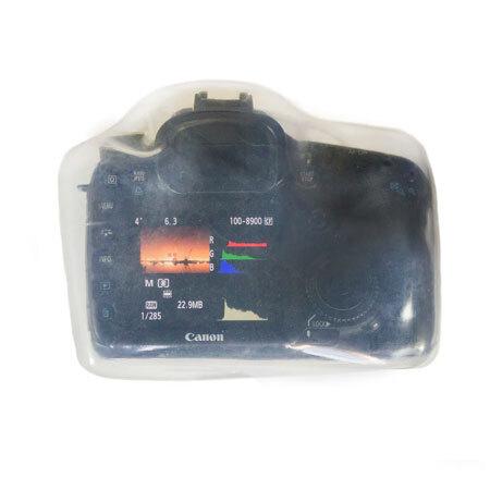 Photographer using Outex in rain and splashy conditions