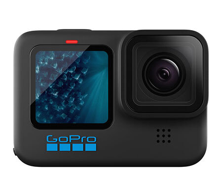 Diver filming underwater with a GoPro HERO11 Black action camera